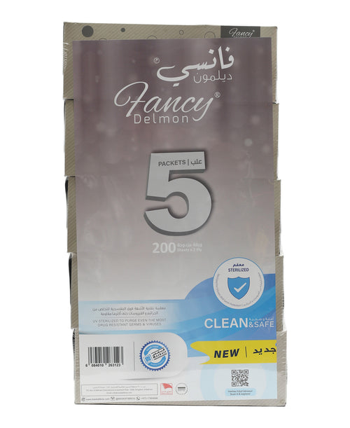 Delmon Facial Tissue Family 5 x 200 Sheets