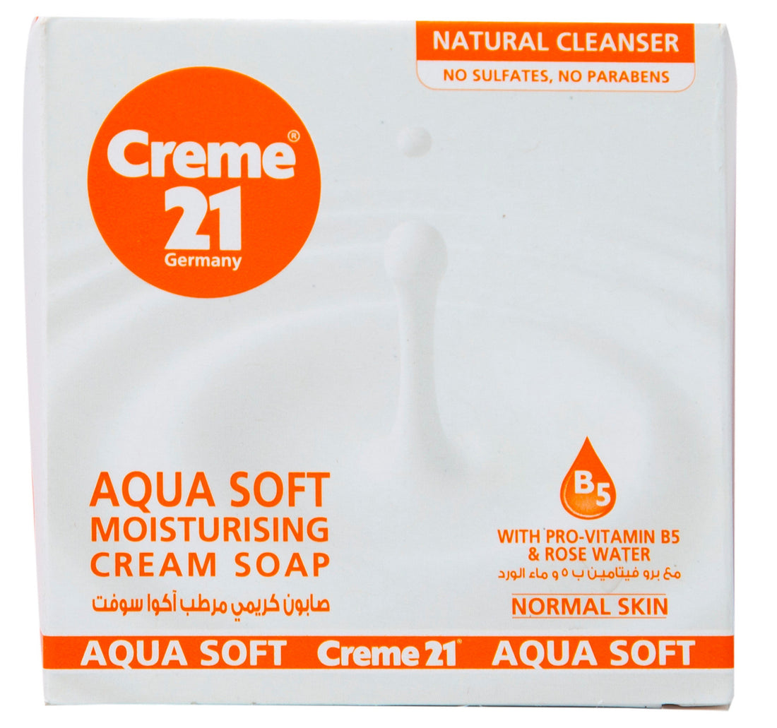Creme 21 Aqua Soft Moisturizing Cream Soap 125 g