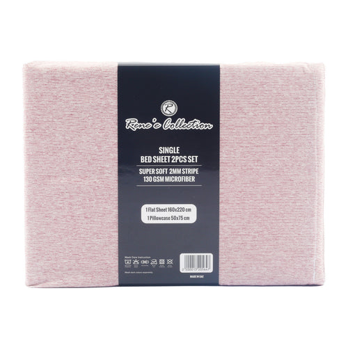 Homewell Bed Sheet 160 x 220cm Assorted Microfiber