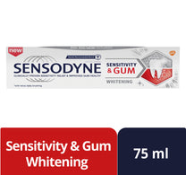 معجون أسنان سنسوداين لتبييض الأسنان الحساسة واللثة 75 مل