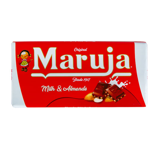 Maruja Compound Chocolate with Milk and Almonds 100 g