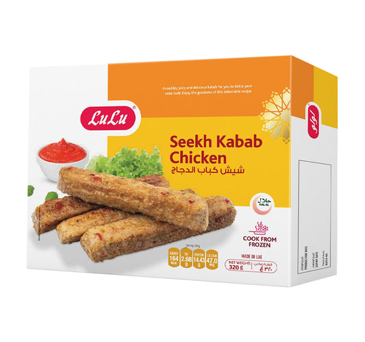 LuLu Seekh Kabab Chicken 2 x 320 g