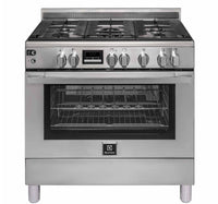 Electrolux Gas Cooking Range EKG9241Z7X 90x60cm 5 Gas Burner with Kebab Maker Made In Egypt