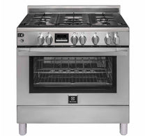 موقد غاز إلكترولوكس EKG9241Z7X 90x60 سم 5 شعلات غاز مع صانعة كباب صنع في مصر