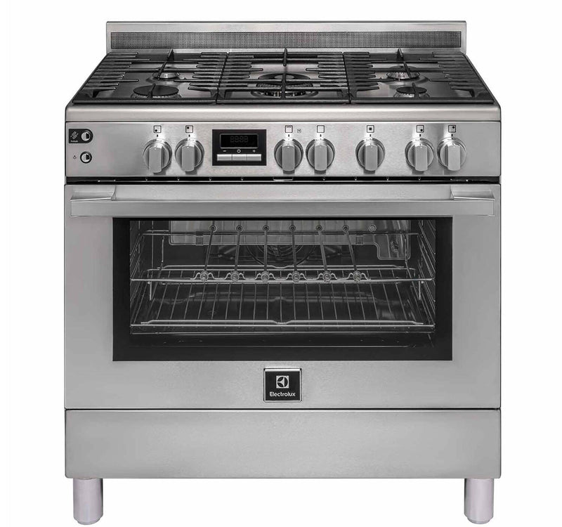 Electrolux Gas Cooking Range EKG9241Z7X 90x60cm 5 Gas Burner with Kebab Maker Made In Egypt