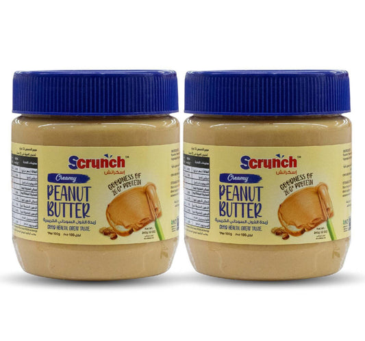 Scrunch Creamy Peanut Butter 2 x 340 g