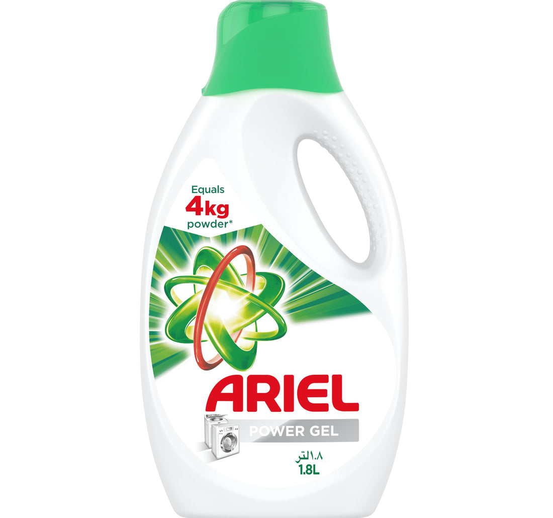 سائل غسيل الملابس أريال باور جل برائحة أصلية 1.8 لتر
