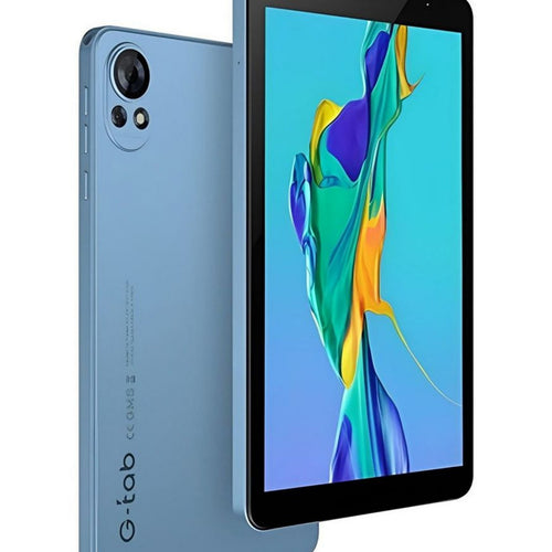 جهاز G-Tab Tab T8 بشاشة 8.0 بوصة، وذاكرة وصول عشوائي (RAM) سعة 8 جيجابايت، وسعة تخزين 128 جيجابايت، وشبكة 4G، باللون الأزرق