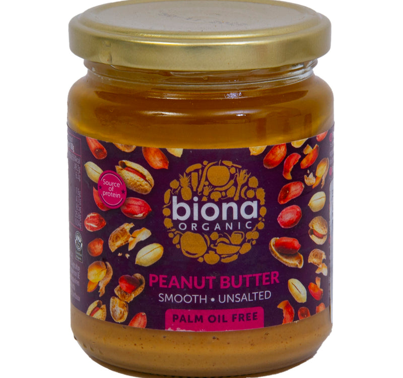 Biona Organic Smooth Peanut Butter 250 g