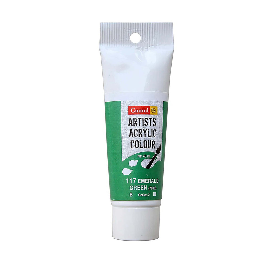 Camel Artist Acrylic Colour 40ml Tube 117 Emerald Green