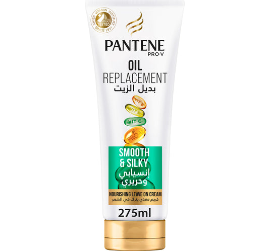 Pantene Pro-V Hair Oil Replacement Smooth & Silky Leave On Cream Value Pack 275 ml