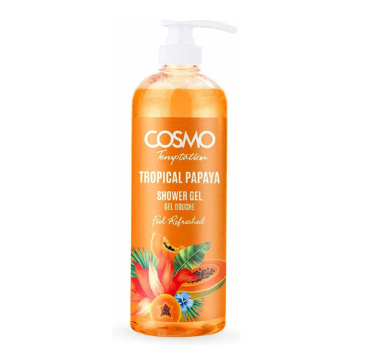 Cosmo Temptation Tropical Papaya Shower Gel 1 Litre