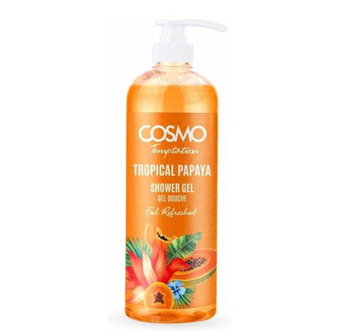 Cosmo Temptation Tropical Papaya Shower Gel 1 Litre