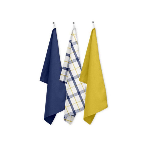 Homewell Kitchen Towel Cotton 50x70cm 3pcs Set PN22 Assorted