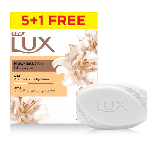 صابون لوكس برائحة زنبق لا تشوبها شائبة، عبوة اقتصادية، 6 قطع × 170 جم