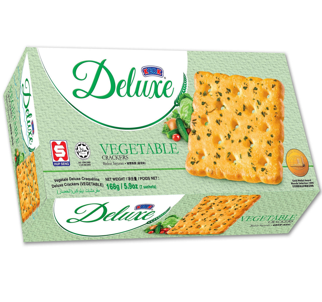 Kerk Deluxe Vegetable Crackers 168 g