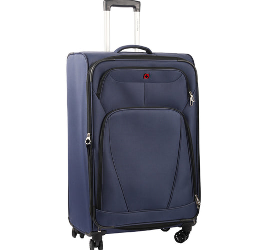Wenger Beaumont 4 Wheel Soft Trolley, 91 cm, Blue