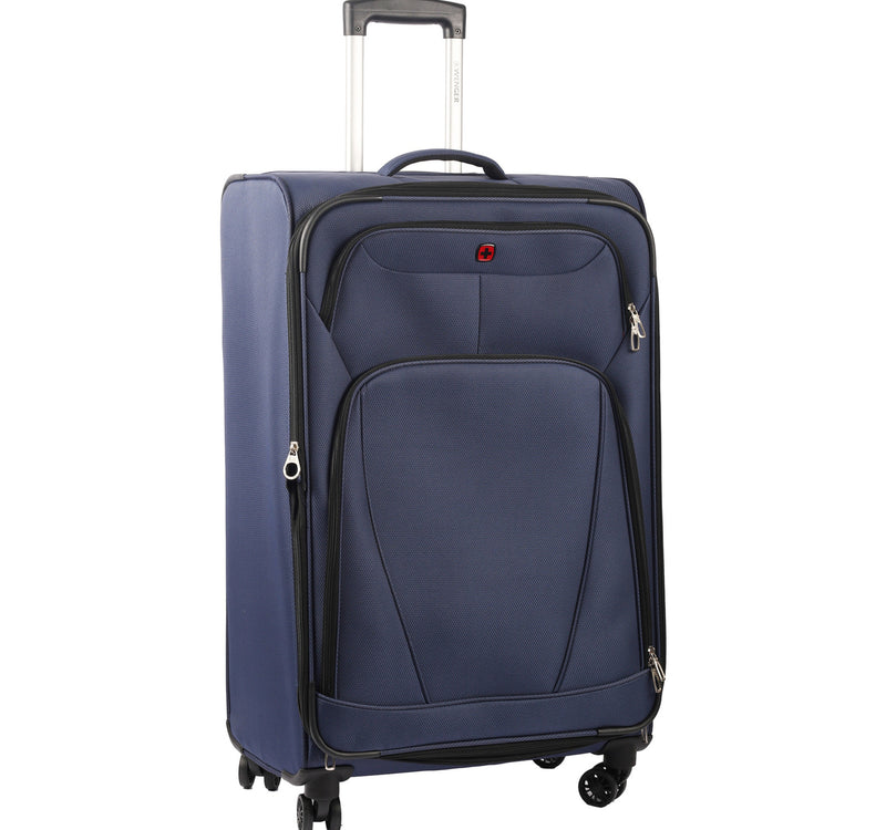 Wenger Beaumont 4 Wheel Soft Trolley, 80 cm, Blue