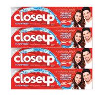 Closeup Triple Ever Fresh Red Hot Toothpaste 4 x 75 ml