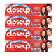 Closeup Triple Ever Fresh Red Hot Toothpaste 4 x 75 ml