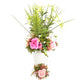 Maple Leaf Artificial Decor Dried Flower, Rose Garden in Galaxy Planter E725, 15x15x38cm Assorted Designs