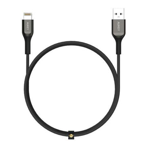 كابل أوكي CB-AKL2 MFI USB A إلى Lightning Kevlar - 2 متر (AKY-CB-AKL2-LGT-2M-BLK)