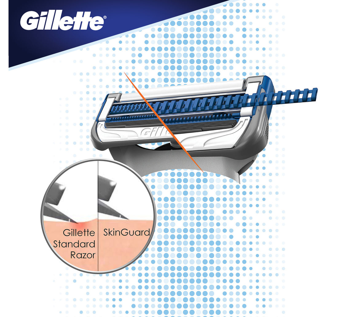 Gillette Skin Guard Men's Razor Blades Refill For Sensitive Skin 8 pcs