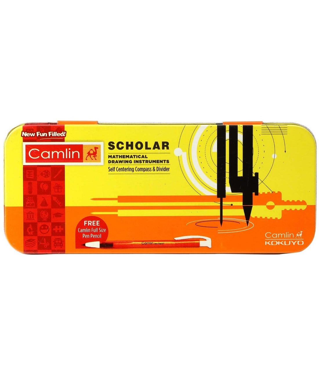 Camlin Scholar Mathematical Drawing Instruments Box