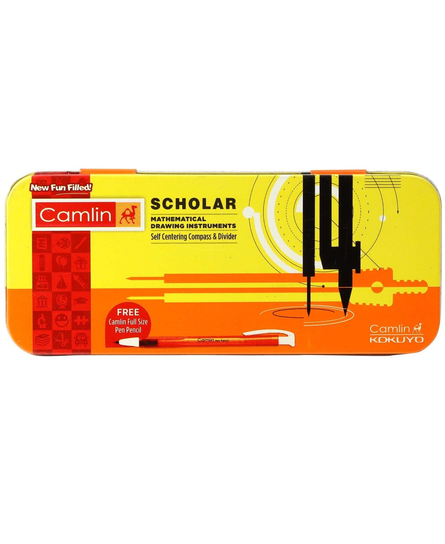 Camlin Scholar Mathematical Drawing Instruments Box