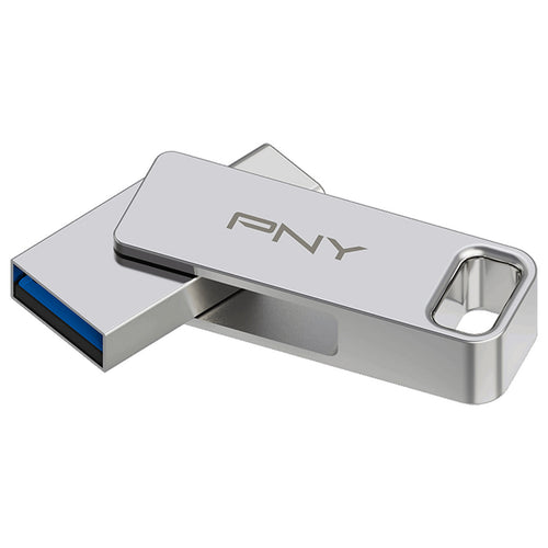 PNY DUO LINK USB 3.2 Type-C Dual Flash Drive, 256 GB, P-FDI256DULINKTYC-GE