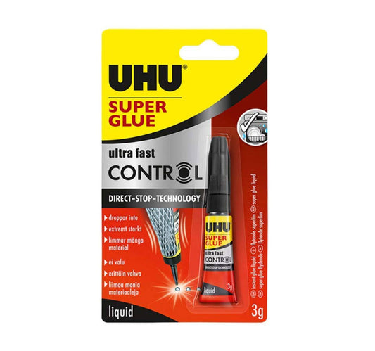 UHU Super Glue Liquid Ultra Fast Control 3gm