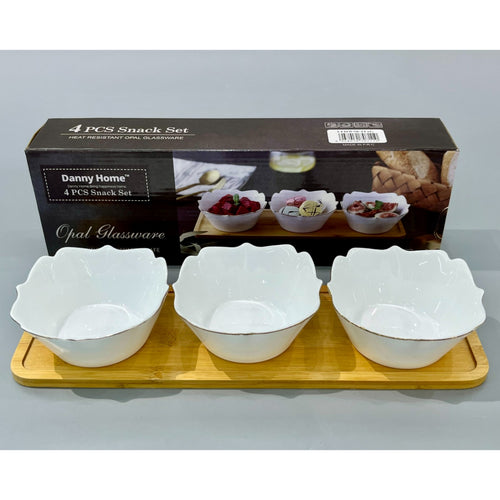 Danny Home Gold Line Opal Snack Set, 4 pcs, LFHW50-4T