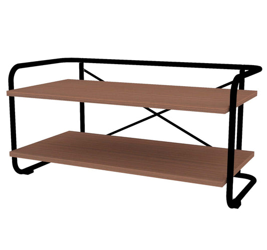 Maple Leaf Home TV Rack Wood & Metal Tube, VR-9103