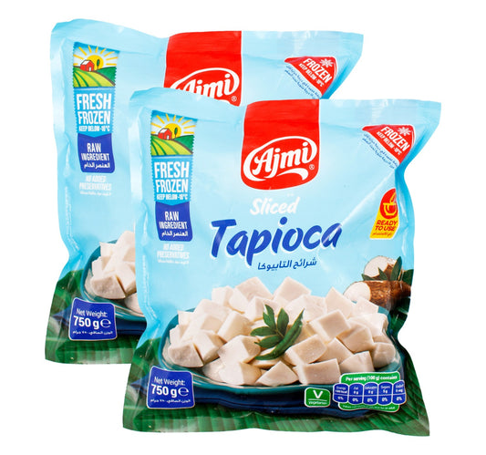 Ajmi Sliced Tapioca Value Pack 2 x 750 g