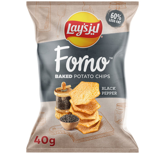 Lay's Forno Black Pepper Baked Potato Chips 40 g