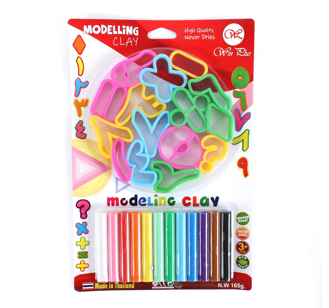Win Plus Modelling Clay Stick Set, 26 pcs, Assorted, B20015+28AA
