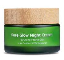 Lafz Organix Pure Glow Night Cream, For Acne Prone Skin, 50 g