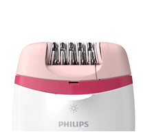 Philips Satinelle Essential Corded Compact Epilator, White, BRE255/00