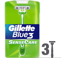 Gillette Blue3 Sensitive Care Men's Disposable Razors 3 pcs