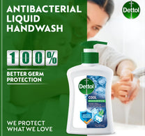 Dettol Cool Liquid Handwash Pump Mint & Bergamot Scent 200 ml