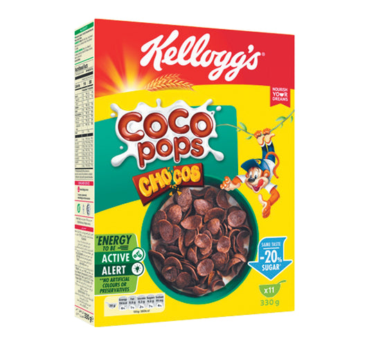 Kellogg's Coco Pops 20% Less Sugar 330 g