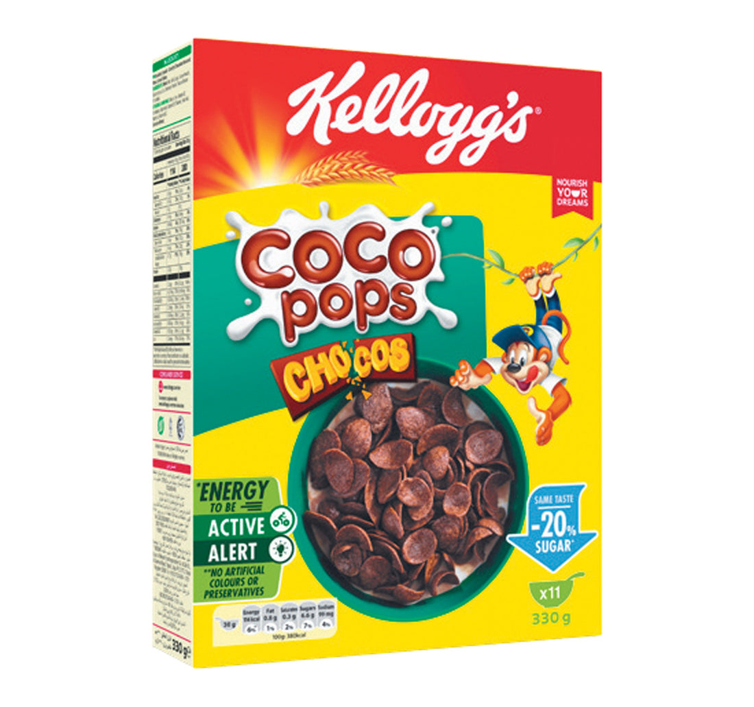 Kellogg's Coco Pops 20% Less Sugar 330 g