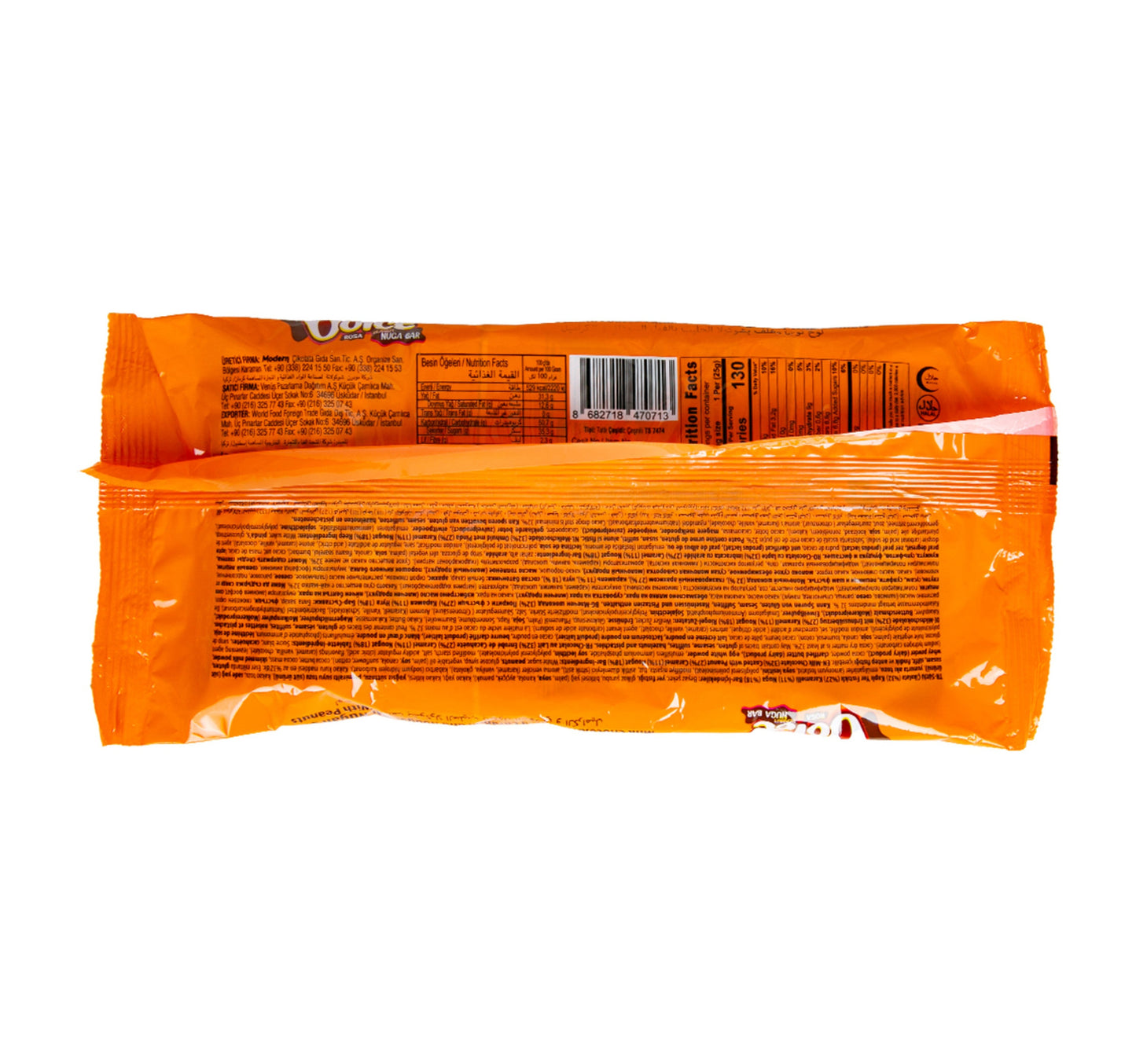 Aldiva Dolce Milk Chocolate Peanut Nuga Bar 125 g