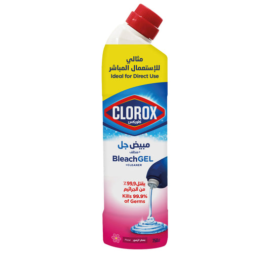 Clorox Floral Bleach Gel Multi Purpose Cleaner 750 ml