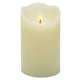 Maple Leaf Battery Operated LED Wax Candle 7.5x12.5cm