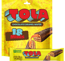 نستله تولا مينيس ويفر الشوكولاتة والكراميل 18 × 15.5 جم