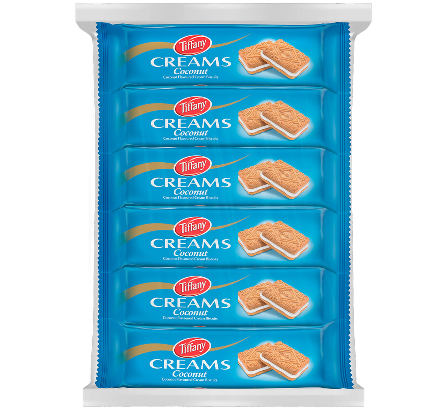 Tiffany Creams Coconut Cream Biscuits 24 x 80 g