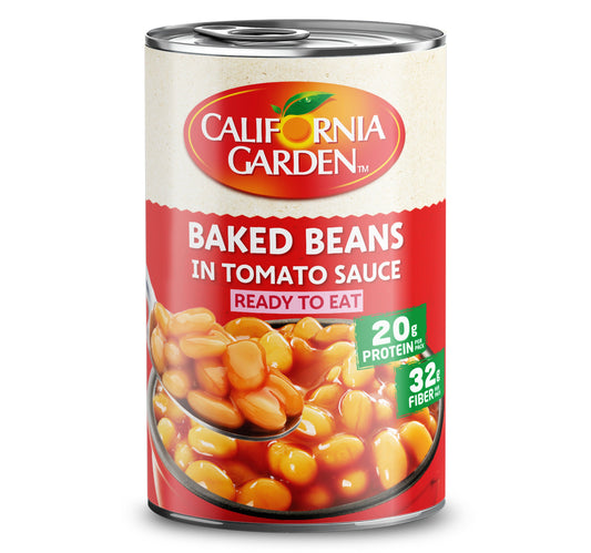 فاصوليا مطبوخة معلبة في صلصة الطماطم من حدائق كاليفورنيا 420 جم