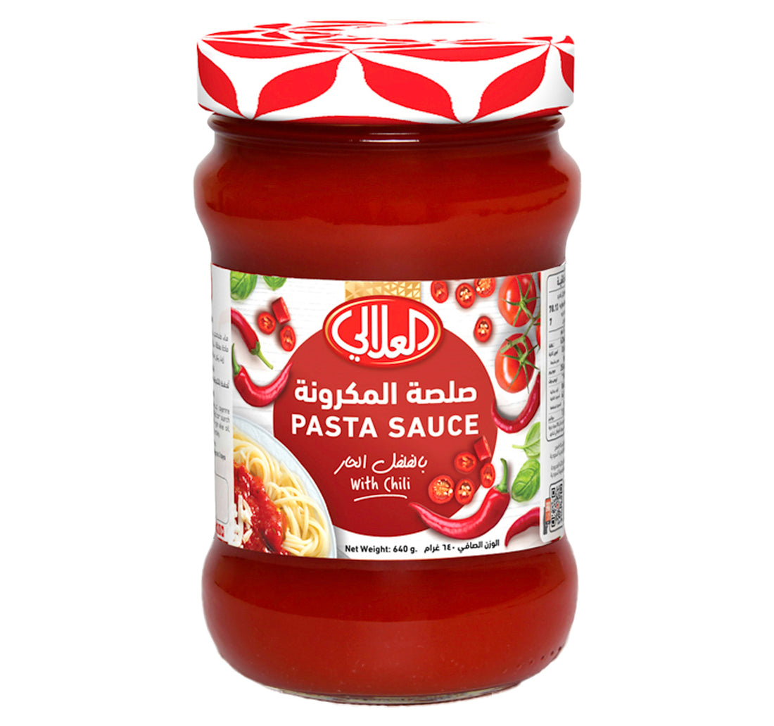 صلصة المعكرونة بالفلفل الحار من العلالي 640 جم