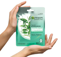 Garnier SkinActive Hydra Bomb Green Tea for Normal to Combination Skin Tissue Face Mask 1 pc